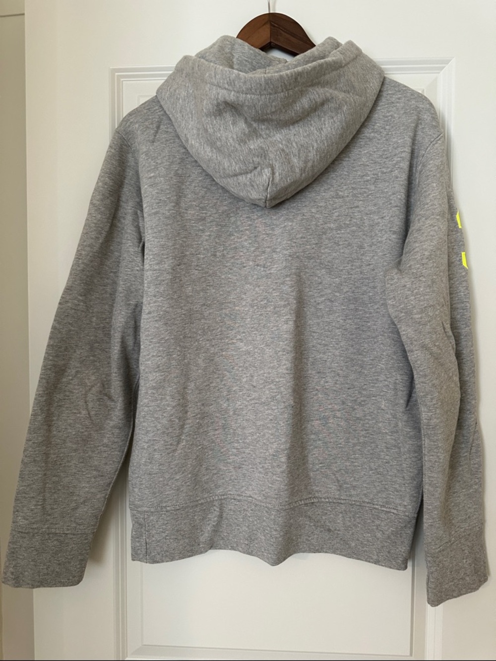 Polo Ralph Lauren Gray Hoodie with Neon Yellow Pony Logo - Picture 6 of 8